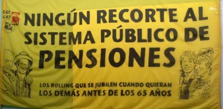 No al recorte de las Pensiones