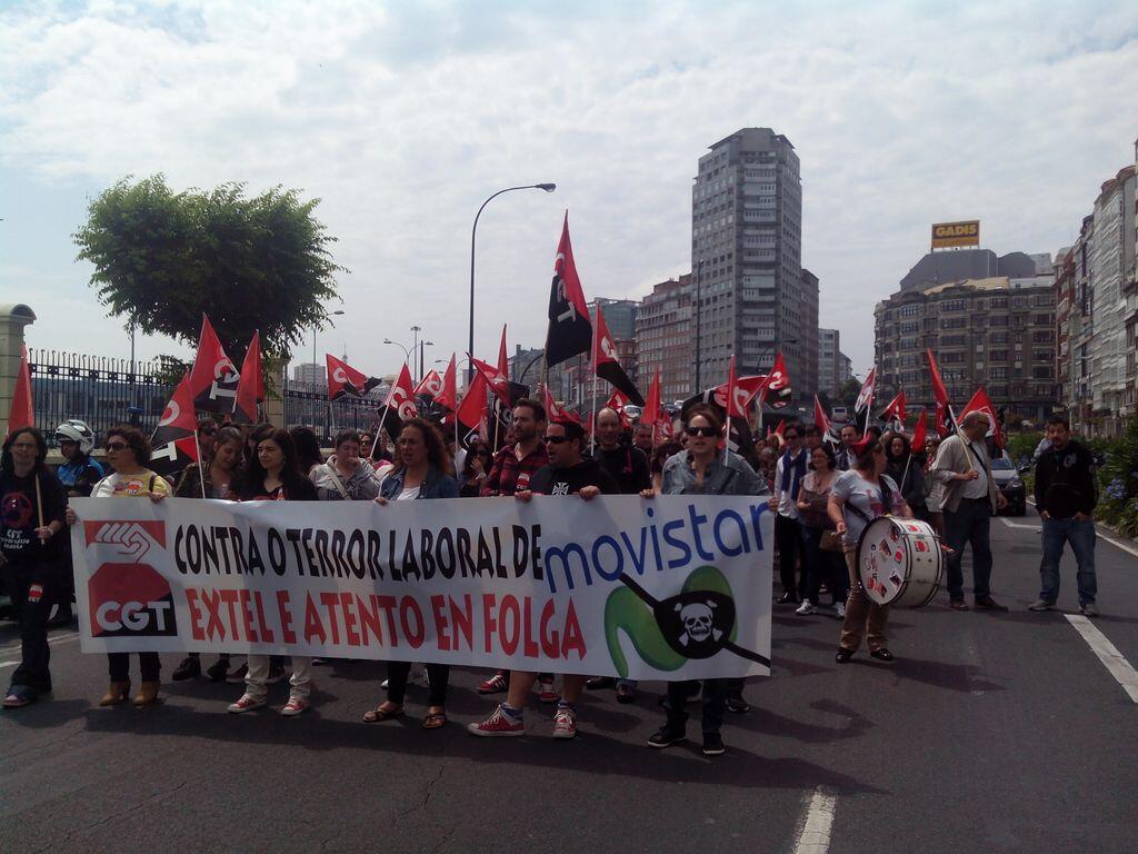 Manifestación ATENTO